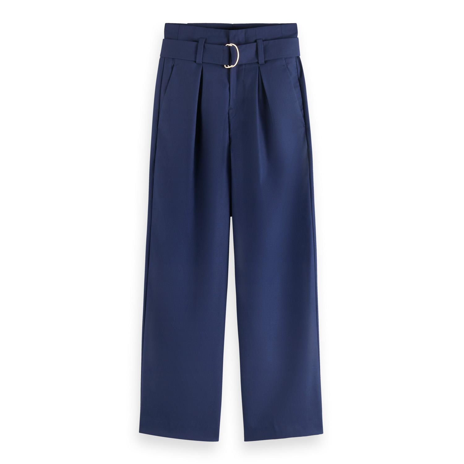 Scotch & Soda Daisy - High Rise Straight Leg Paperbag Trousers